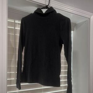 Old Navy Black Fitted Long Sleeve Hoodie